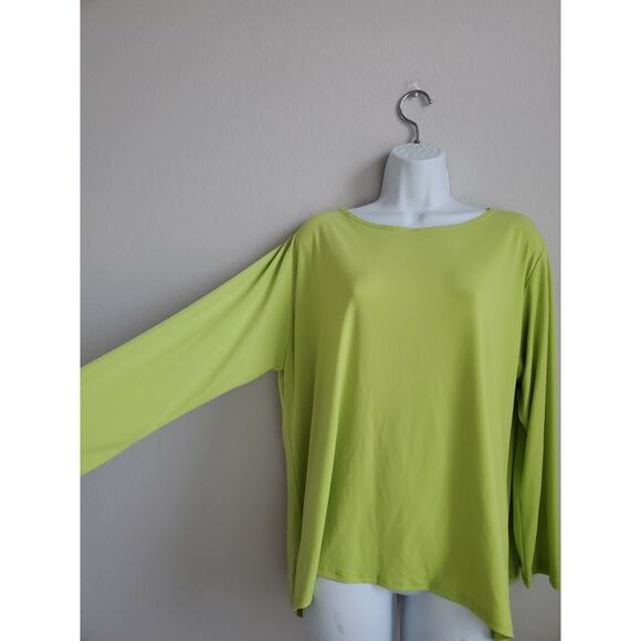 Spirithouse EDW Green Top Size L Polyester Blend Long Sleeve Round Neck - Picture 2 of 9